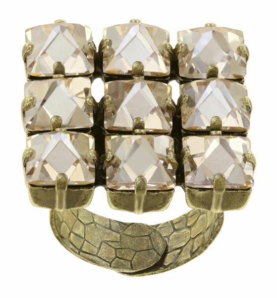 Konplott - Punk Classics - beige, antique brass, ring