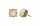 Konplott - Punk Classics - beige, antique brass, earring stud