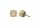Konplott - Punk Classics - beige, antique brass, earring stud