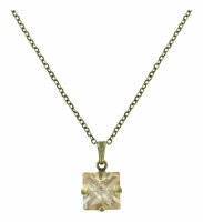 Konplott - Punk Classics - beige, antique brass, necklace...