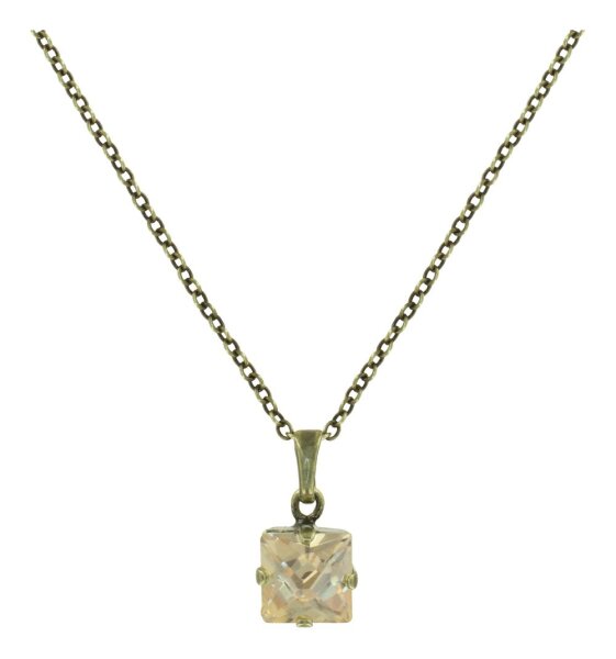Konplott - Punk Classics - beige, antique brass, necklace pendant