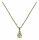 Konplott - Punk Classics - beige, antique brass, necklace pendant