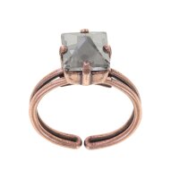 Konplott - Punk Classics - grey, antique copper, ring