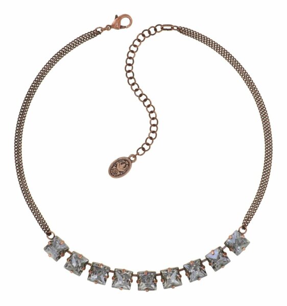 Konplott - Punk Classics - grey, antique copper, necklace