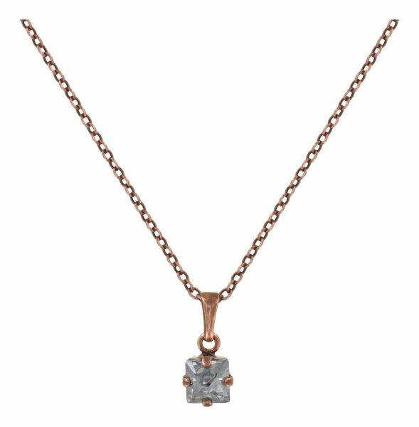 Konplott - Punk Classics - grey, antique copper, necklace pendant