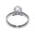 Konplott - Punk Classics - white, antique silver, ring