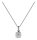 Konplott - Punk Classics - white, antique silver, necklace pendant