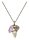 Konplott - Ballroom - beige/lila, antique brass, necklace pendant
