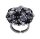 Konplott - Ballroom - black, antique silver, ring