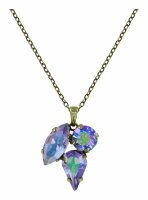 Konplott - Ballroom - lila, antique brass, necklace pendant