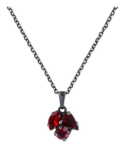 Konplott - Ballroom - red, dark antique silver, necklace pendant