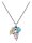 Konplott - Ballroom - pastel multi, antique silver, necklace pendant