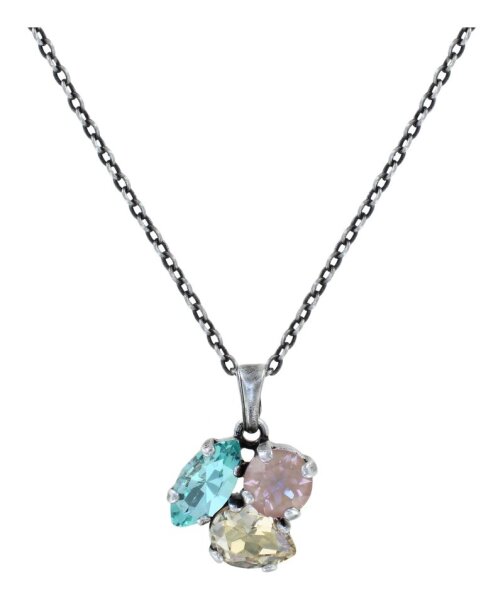Konplott - Ballroom - pastel multi, antique silver, necklace pendant