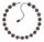Konplott - Distel - coralline, dark antique silver, necklace
