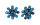 Konplott - Magic Fireball MINI - Deep Lagoon Blau, Antiksilber, Ohrringe mit Clip MINI-Version