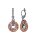 Konplott - Elements in Concert - silver/copper/brass, antique copper/antique silver, earring dangling