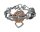Konplott - Elements in Concert - silver/copper/brass, antique brass/antique silver/antique copper, bracelet