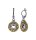 Konplott - Elements in Concert - silver/copper/brass, antique brass/antique silver, earring dangling