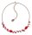 Konplott - Jelly Flow - red, antique copper, necklace
