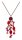 Konplott - Jelly Flow - Rot, Antikkupfer, Halskette mit Anhänger