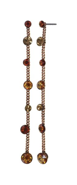 Konplott - Gorgeous - brown, antique copper, earring stud dangling