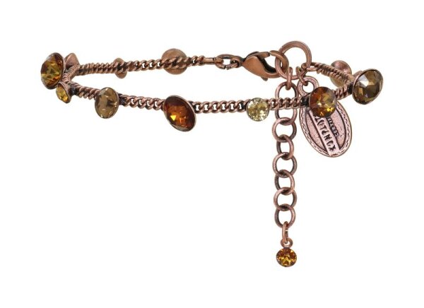 Konplott - Gorgeous - brown, antique copper, bracelet
