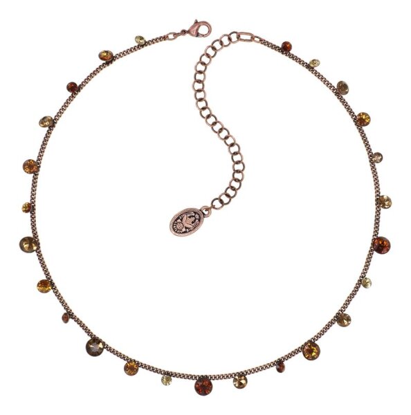 Konplott - Gorgeous - brown, antique copper, necklace