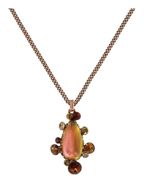 Konplott - Gorgeous - brown, antique copper, necklace pendant