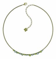 Konplott - Water Cascade - green, antique brass, necklace