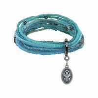 Konplott - Petit Glamour dAfrique - blue, antique silver,...