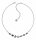 Konplott - Love, Hope and Destiny - white, light antique silver, necklace