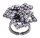 Konplott - Mytrix (II) - white, antique silver, ring