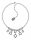 Konplott - Mytrix (II) - white, antique silver, necklace