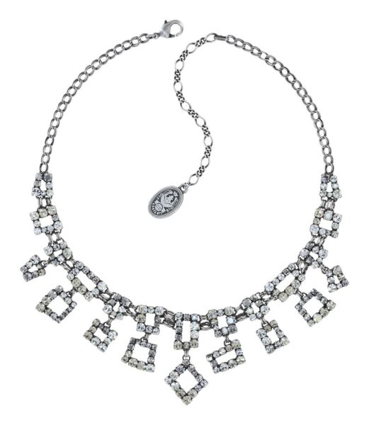 Konplott - Mytrix (II) - white, antique silver, necklace collier