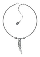 Konplott - Mytrix (II) - white, antique silver, necklace -Y