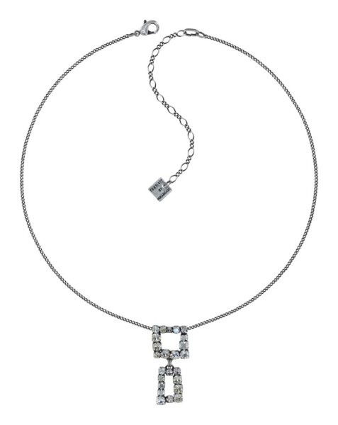 Konplott - Mytrix (II) - Weiß, Antiksilber, Halskette Y Form