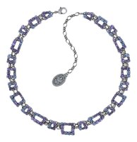 Konplott - Mytrix (II) - lila, antique silver, necklace