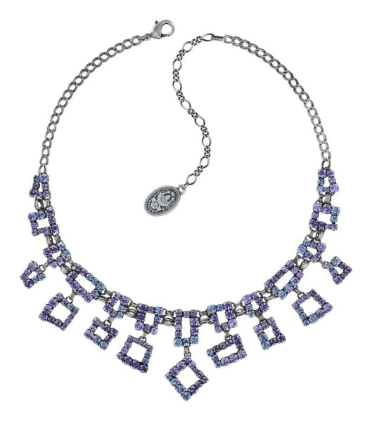 Konplott - Mytrix (II) - lila, antique silver, necklace collier