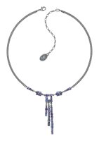 Konplott - Mytrix (II) - lila, antique silver, necklace -Y