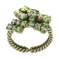 Konplott - Mytrix (II) - green, antique silver, ring