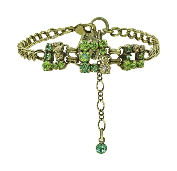 Konplott - Mytrix (II) - green, antique silver, bracelet