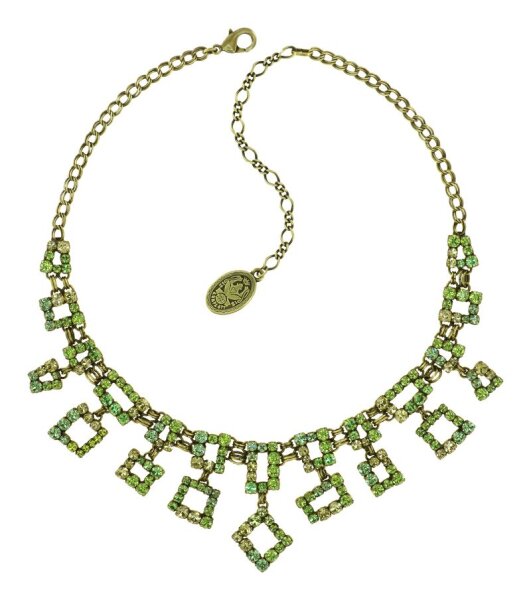 Konplott - Mytrix (II) - green, antique silver, necklace collier