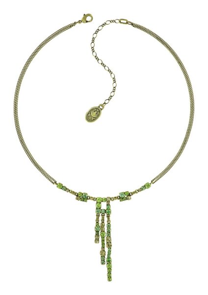 Konplott - Mytrix (II) - green, antique silver, necklace -Y