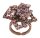 Konplott - Mytrix (II) - brown, antique silver, ring