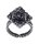 Konplott - Mytrix (II) - black, dark antique silver, ring