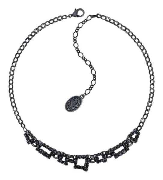 Konplott - Mytrix (II) - black, dark antique silver, necklace