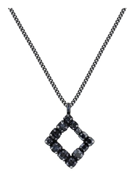 Konplott - Mytrix (II) - Schwarz, dunkles Antiksilber, Halskette mit Anhänger