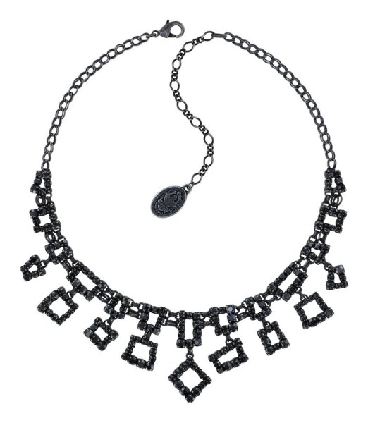 Konplott - Mytrix (II) - black, dark antique silver, necklace collier