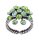 Konplott - Magic Fireball - green, antique silver, ring