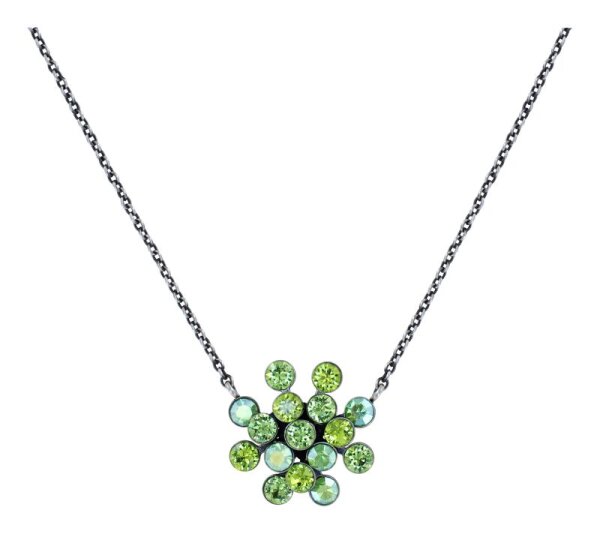 Konplott - Magic Fireball - green, antique silver, necklace pendant